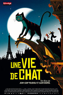 A Cat in Paris (France, 2010) ****
